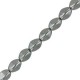 Czech Pinch beads 5x3mm Crystal full chrome 00030/27400